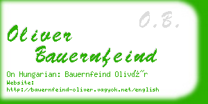 oliver bauernfeind business card